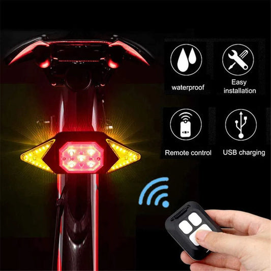 Bike Taillight with Wireless Turn Signal