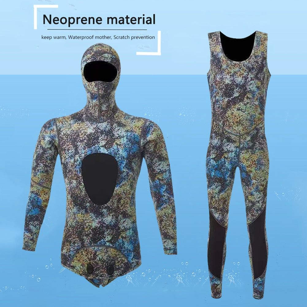 2 Piece Wetsuit Set - 1.5mm-3mm