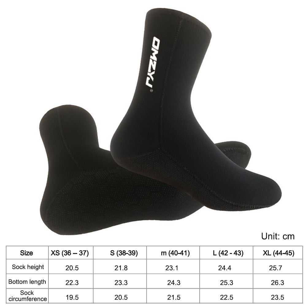 5mm Neoprene Dive Socks