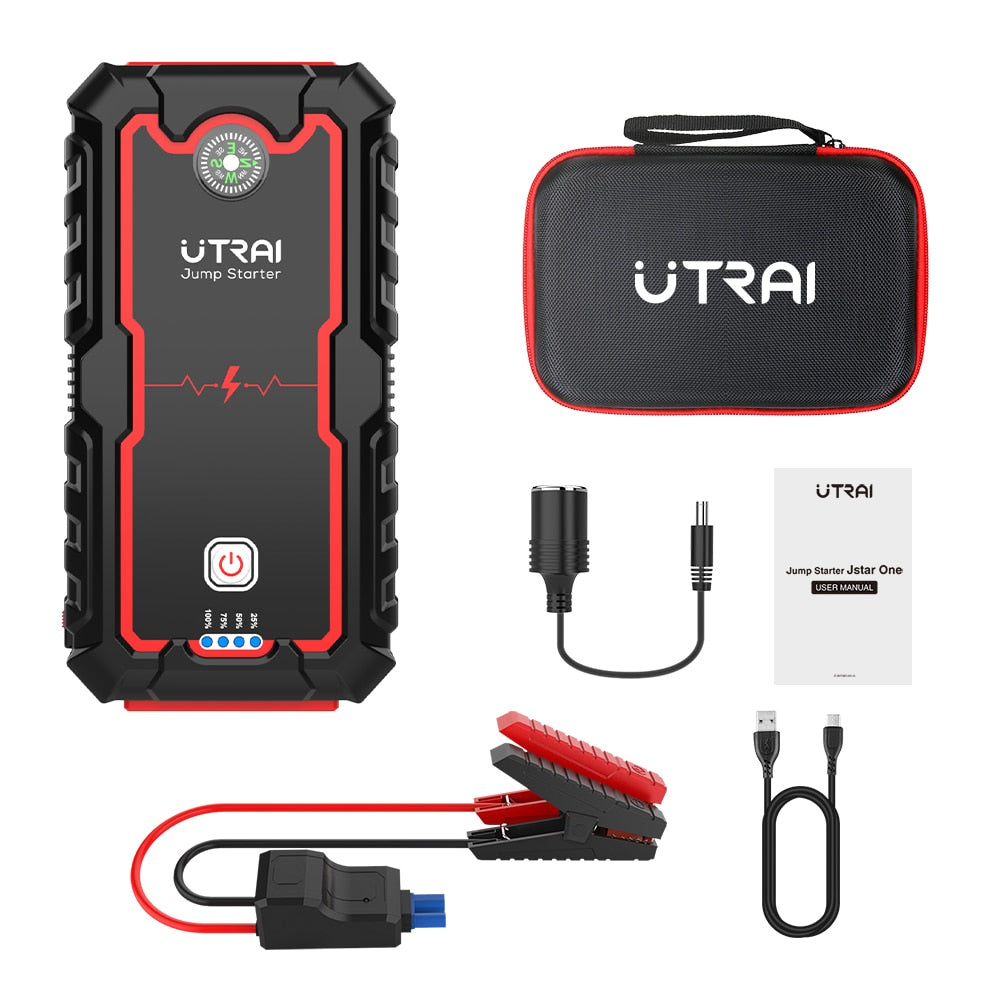 3-in-1 Jump Starter, Charger, LED Light Kit