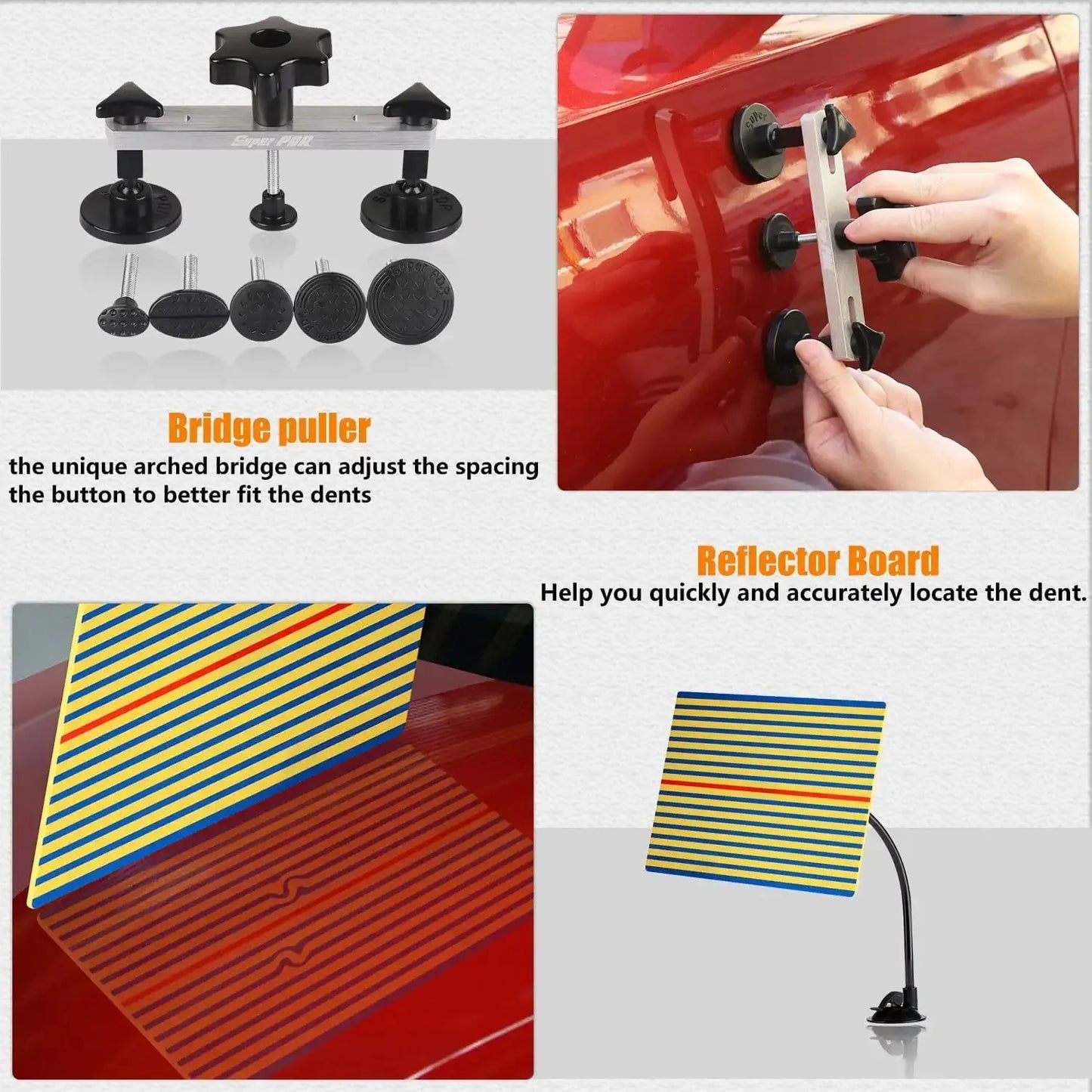 Auto Repair Kit - Restoration Dent Removal Tools