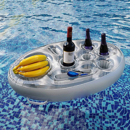 Pool Float Table with Cupholders